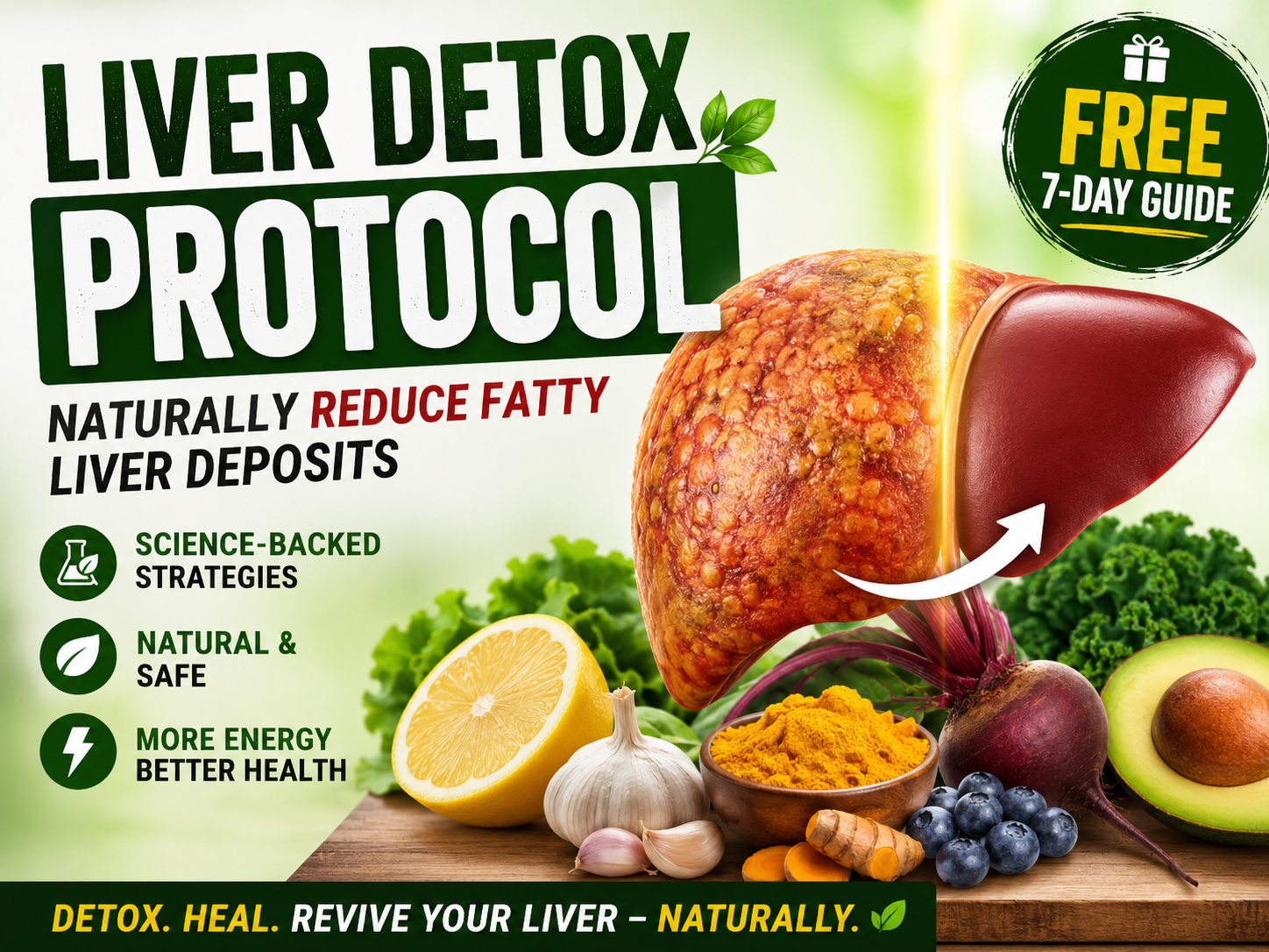 Discover a science-backed liver detox protocol to naturally reduce fatty liver