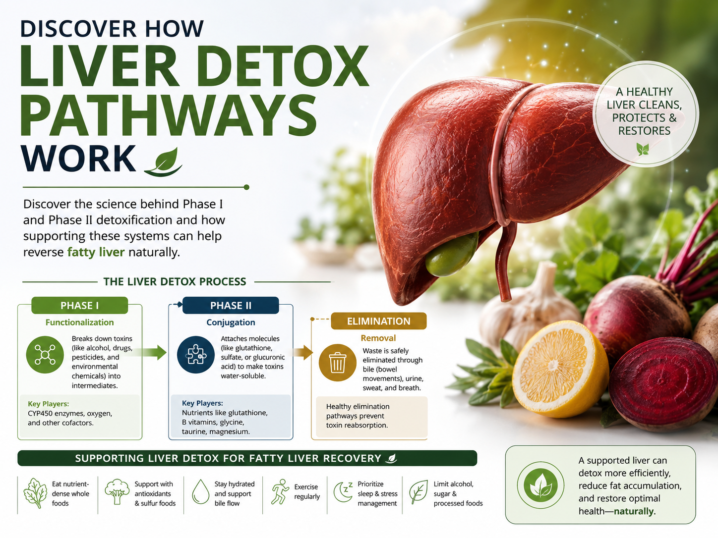 Liver Detox Pathways Explained for Fatty Liver Recovery