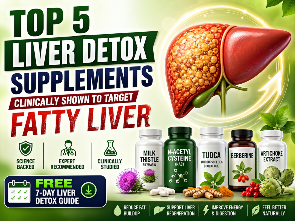 Liver Detox Supplements: Top 5 Ingredients to Help Fatty Liver