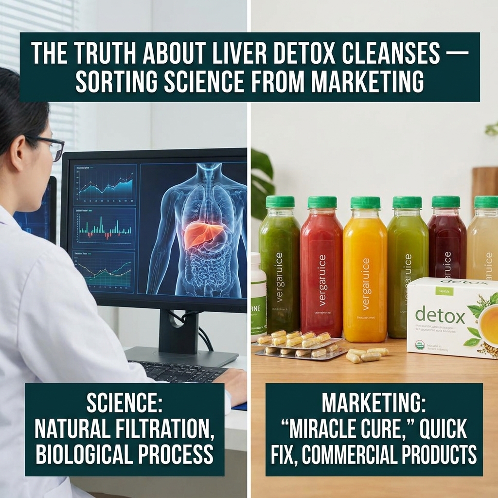 Liver detox fact vs fiction — debunking the myth of liver cleansing scams